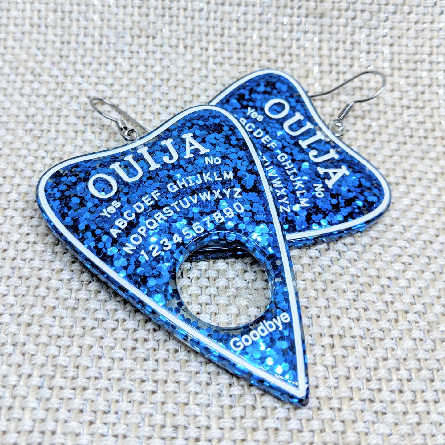 Ouija Planchette Earrings Halloween Earrings