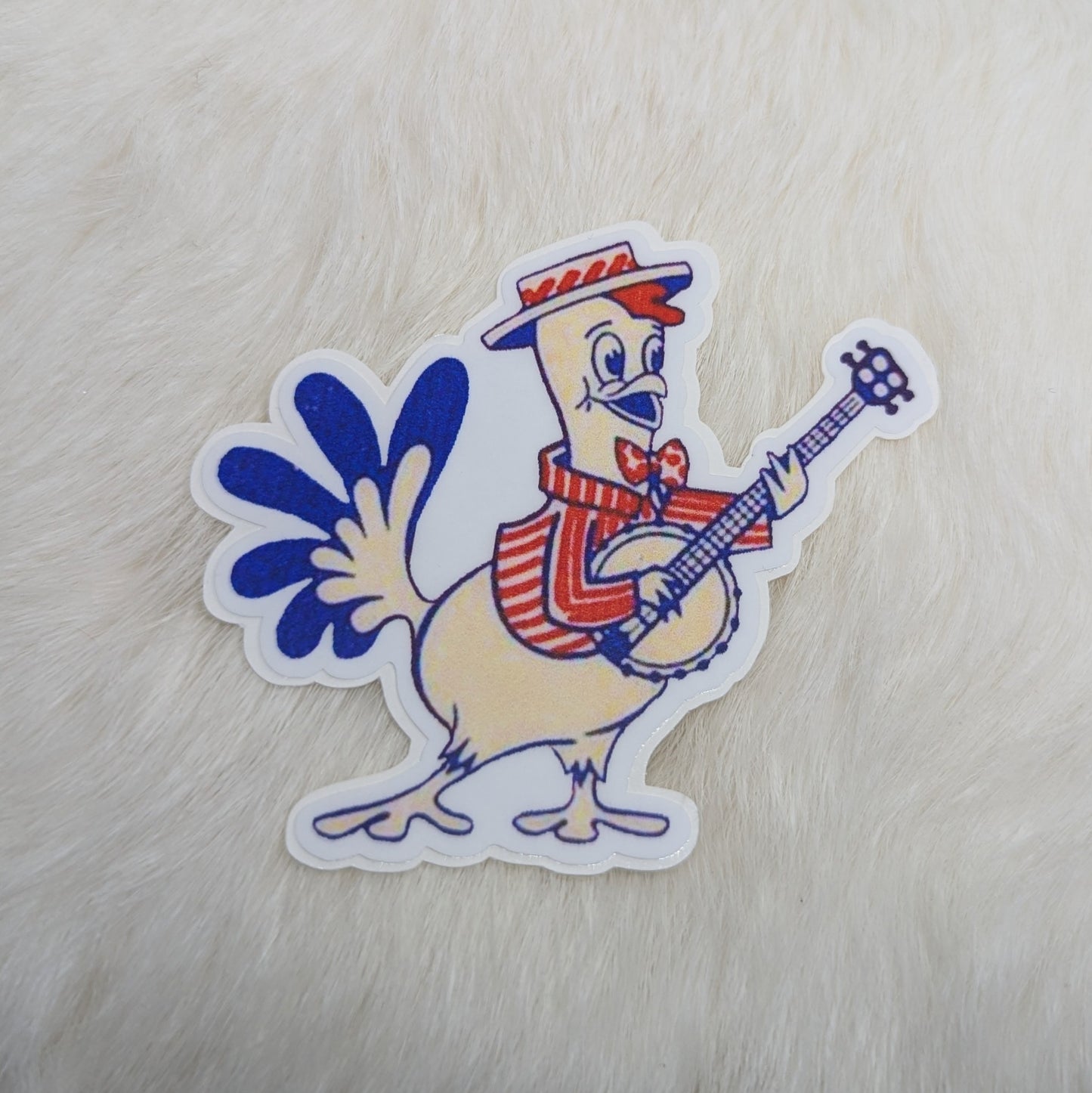 Banjo Chicken Sticker