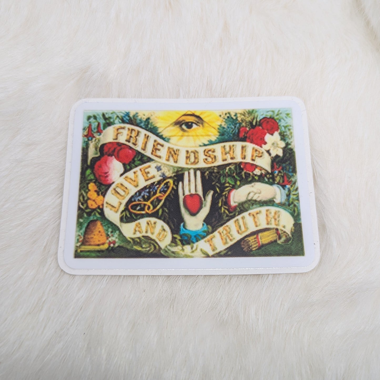 Friendship Love Truth Sticker