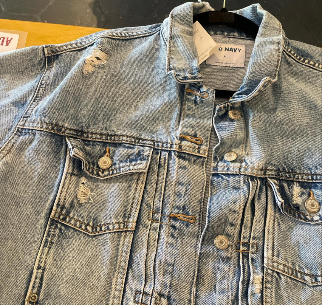 Reworked Oversized Denim Jacket XL