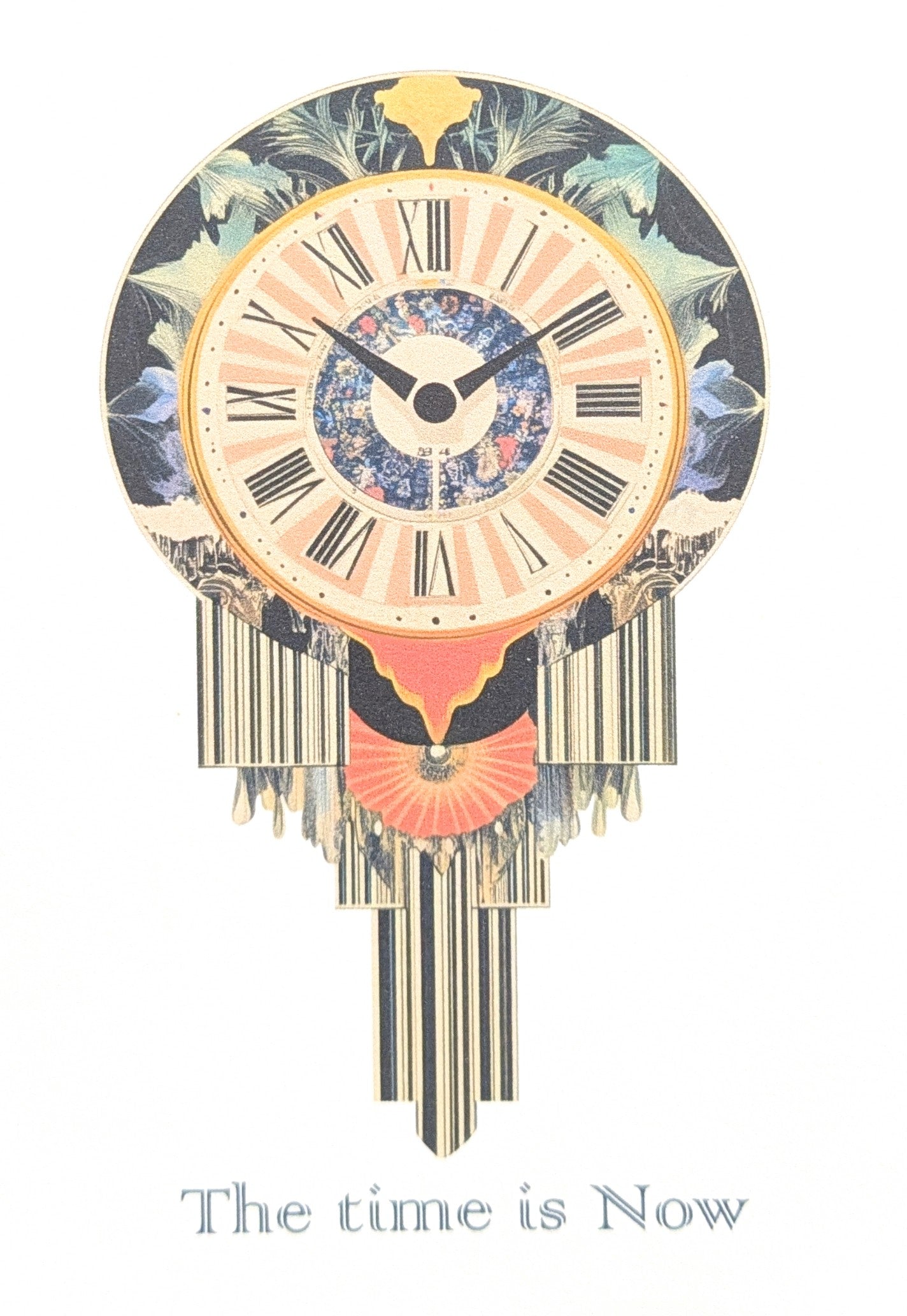 The Time is Now Greeting Card Inspirational Card