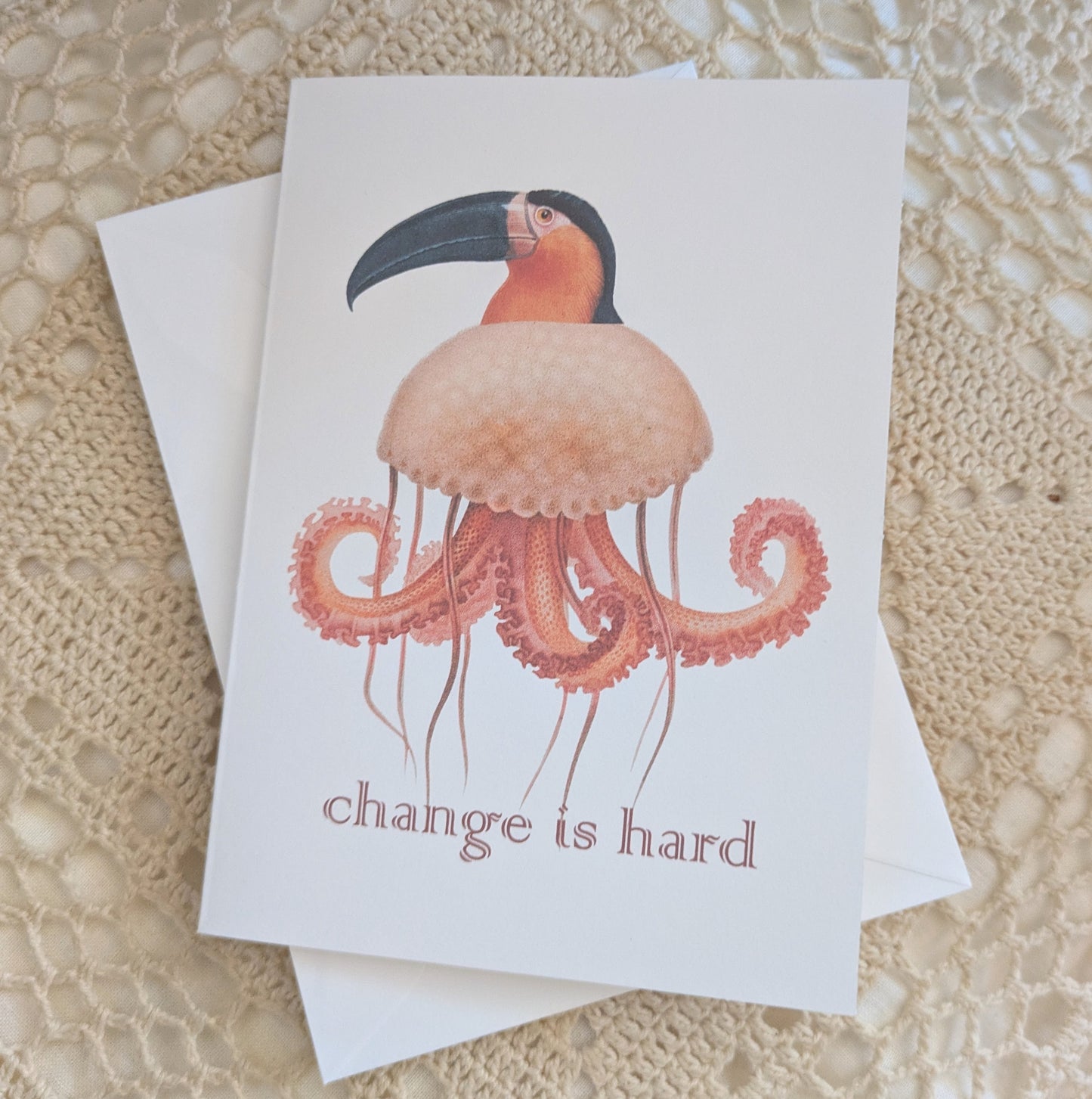 Change Is Hard Greeting Card