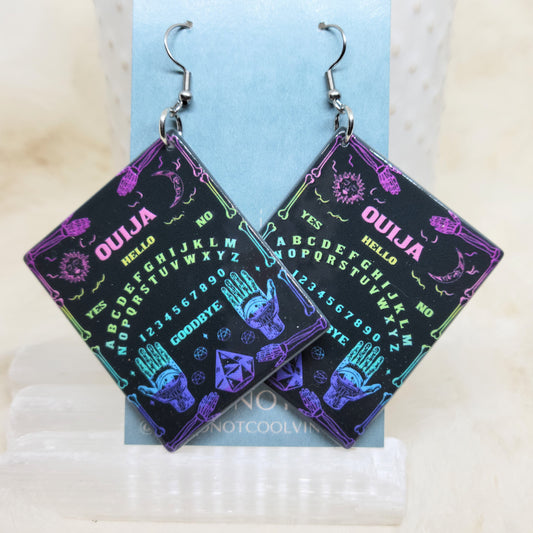 Ouija Board Earrings Halloween Earrings
