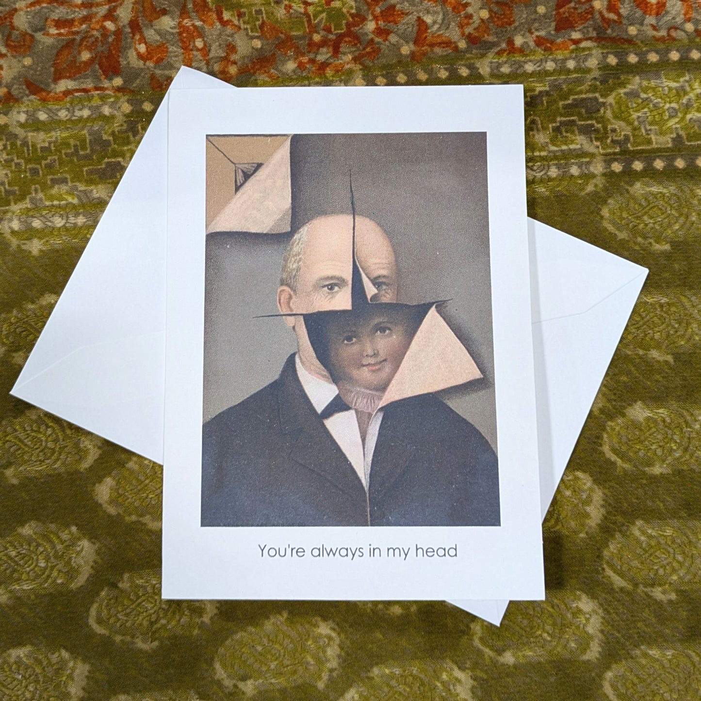 You're Always In My Head Greeting Card Blank Card