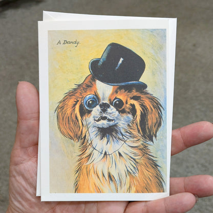 Dandy Puppy Dog Card Greeting Card