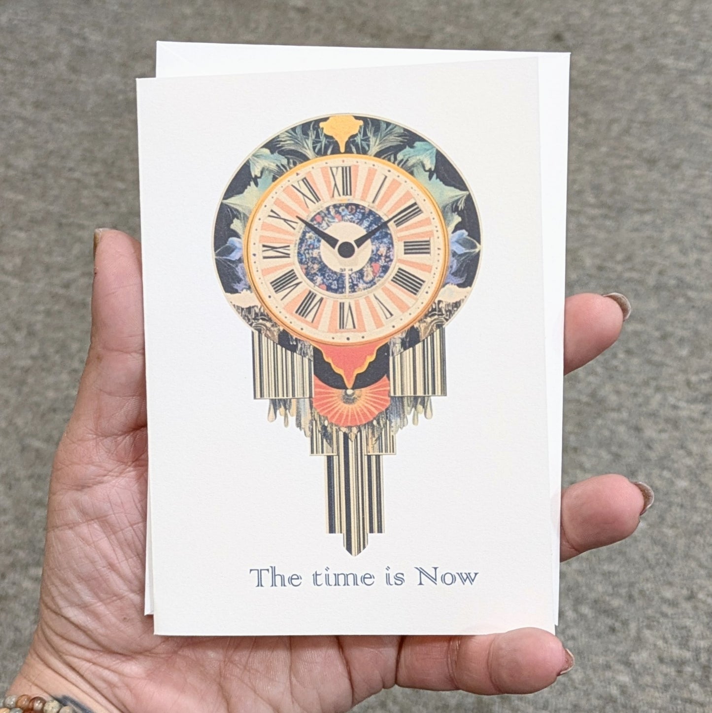 The Time is Now Greeting Card Inspirational Card