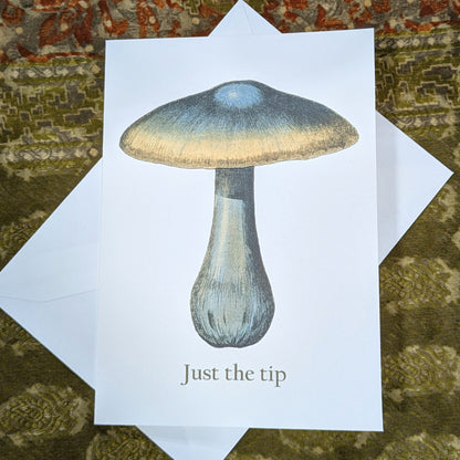 Just the Tip Greeting Card Suggestive Card