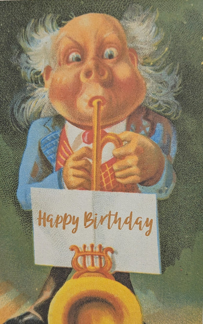 Happy Birthday Greeting Card Blank Card