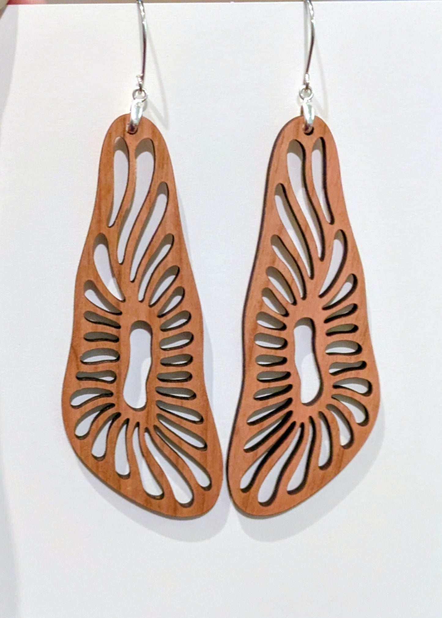 Laser Cut Cherry Wood Dangles Style 5