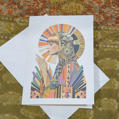 Madonna Vibe Greeting Card