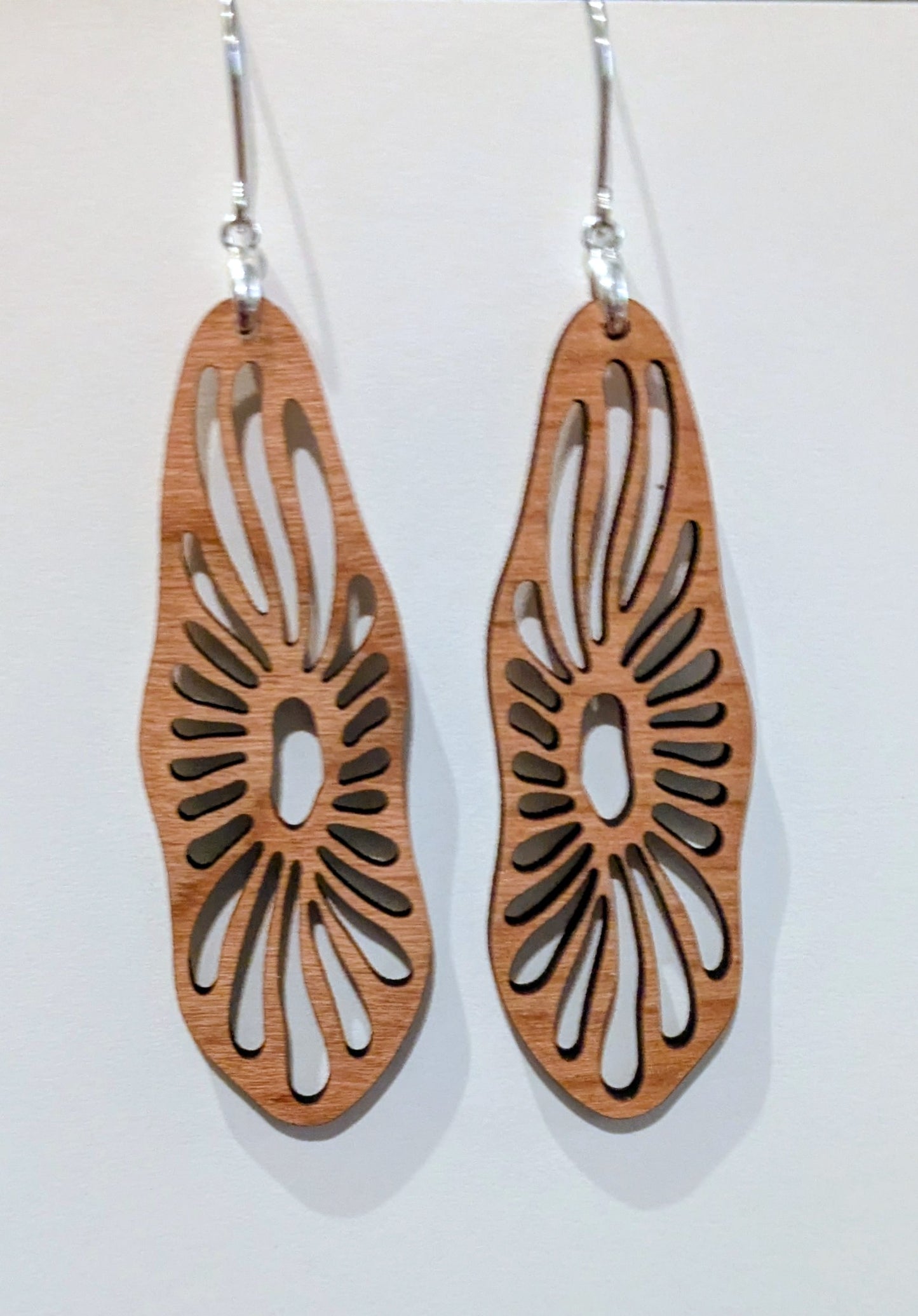 Laser Cut Cherry Wood Dangles Style 4