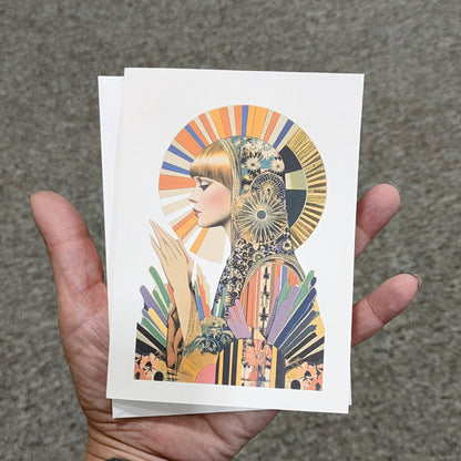 Madonna Vibe Greeting Card