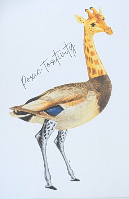 Poxic Tositivity Greeting Card Humor Card