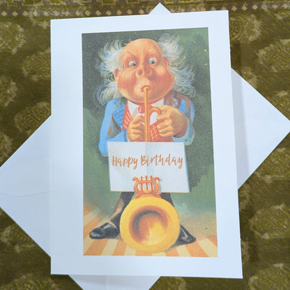 Happy Birthday Greeting Card Blank Card