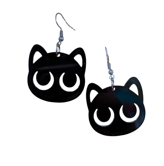 Simple Cats Halloween Earrings