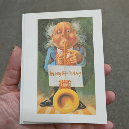 Happy Birthday Greeting Card Blank Card