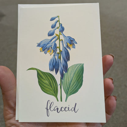 Flaccid Greeting Card Suggestive Funny Card