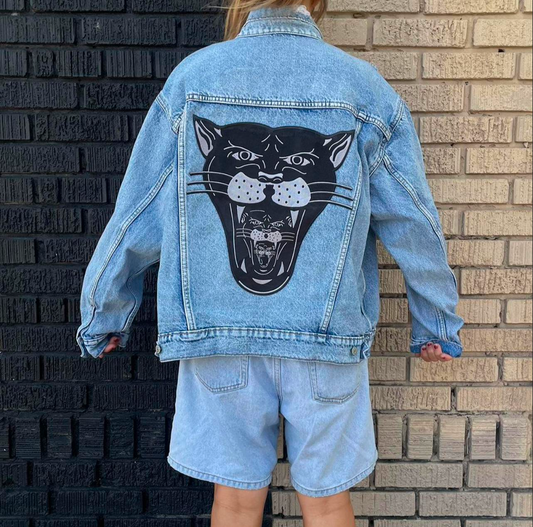 Reworked Oversized Denim Jacket XL