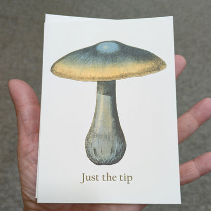 Just the Tip Greeting Card Suggestive Card