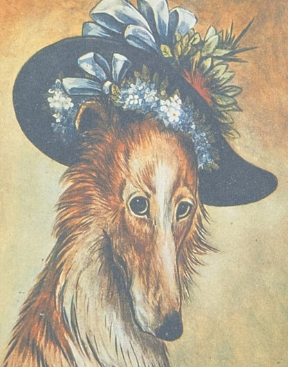 Fancy Dog Card Greeting Card